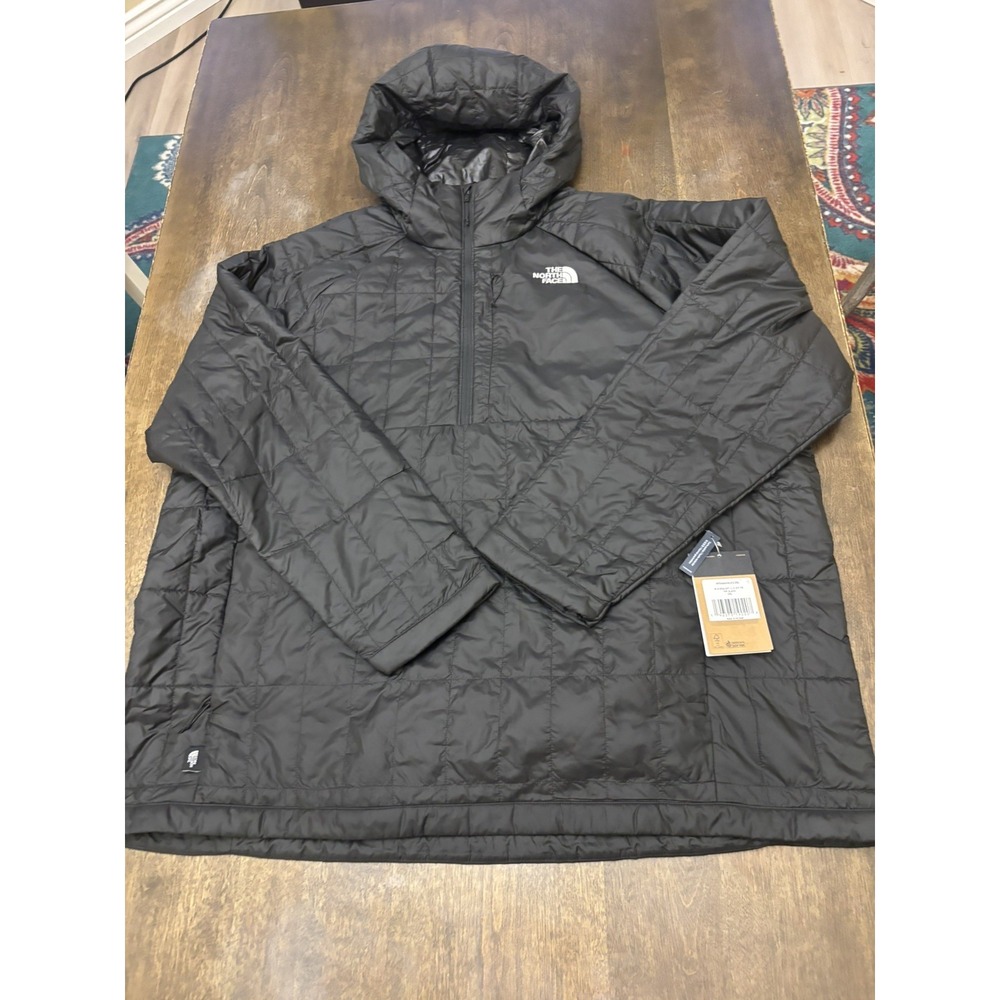 The North Face Men's Circaloft PO Pullover 1/4 Zip Jacket Black 3XL